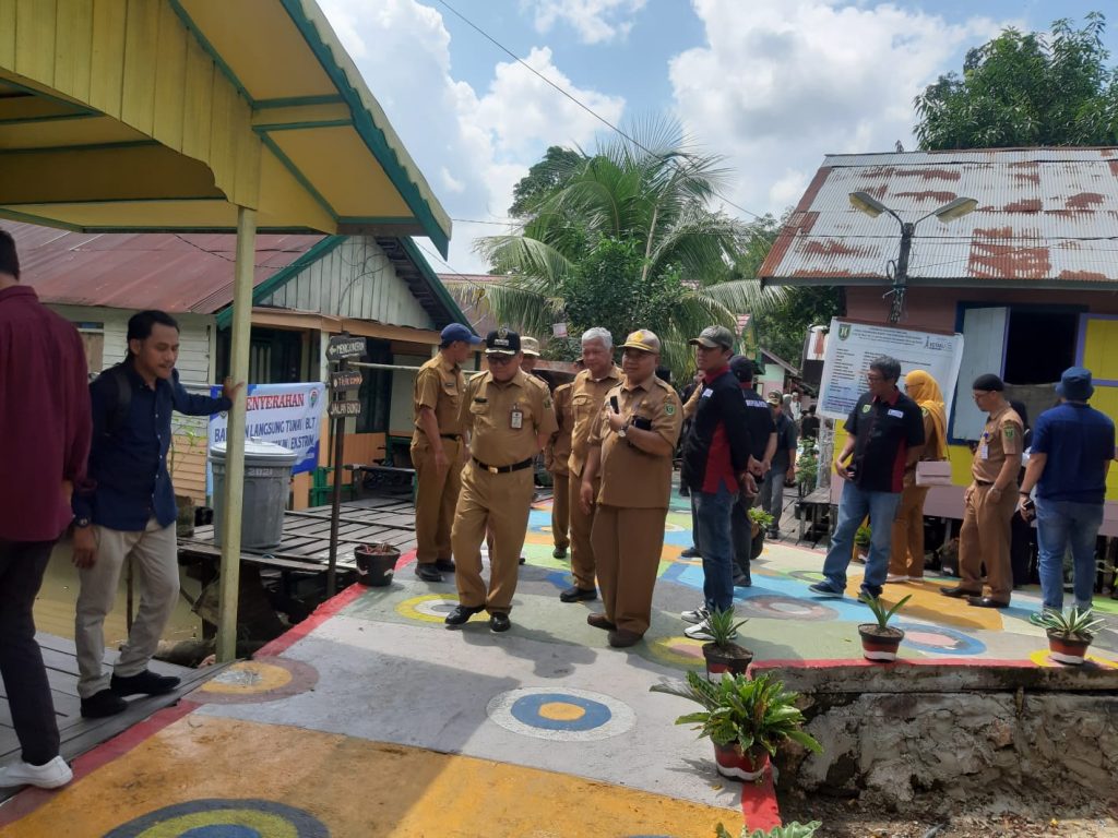 Peresmian  Kampung Warna-Warni Desa Padangin Tanggal 29 Januari 2024 oleh BUPATI Tabalong.